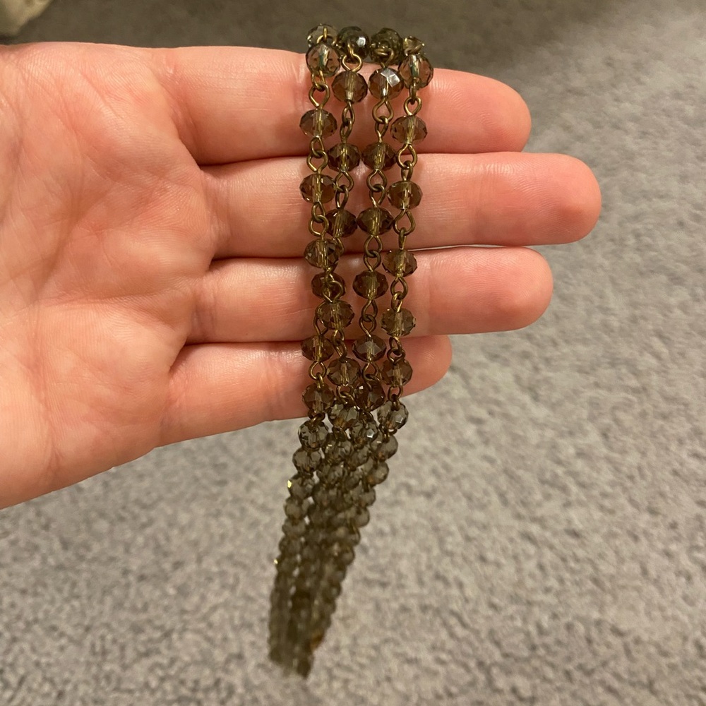 Brown Beaded Necklace